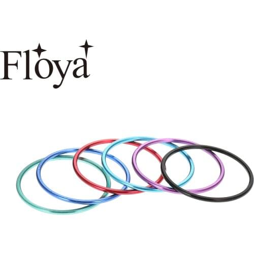 Floya Boho Ring 1mm Width Inner Rings Interchangeable Filled Ring Aluminum Material Accessories