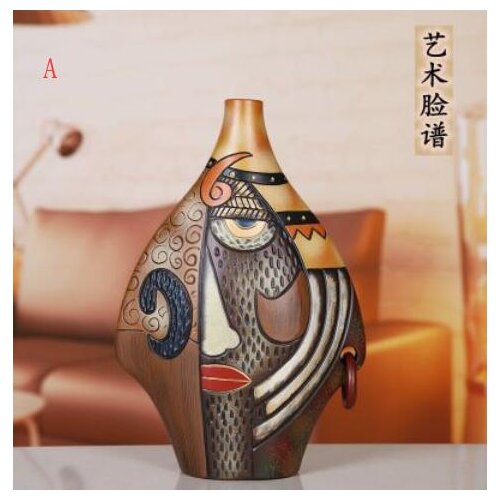 30cm Creative ceramic living room ethnic characteristics crafts home wine cabinet decoration ornaments