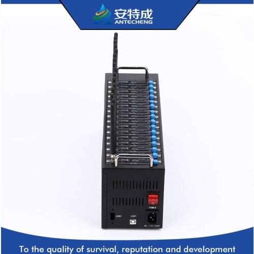 Factory top sale good quality 16 port modem pool Wavecom Q2406B for STK, USSD, GSM SMS modem pool 16 port