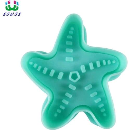Small Starfish Pattern Printing Molds,Food Grade Plastic Cake Decorating Cutters Tools,Direct Selling