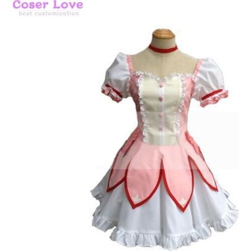 Puella Magi Madoka Magica Kaname Madoka Cosplay Costume Halloween Christmas Costume
