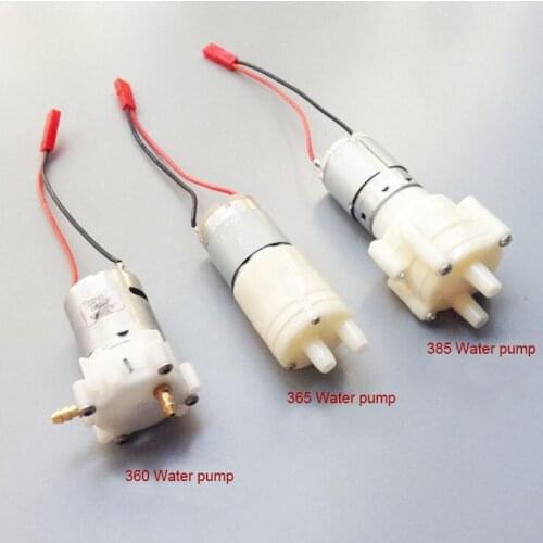 360 365 385 Self-priming Water Pump DC Diaphragm Pump Micro Fuel Pump For RC Boat ESC/Motor Water Cooling Spare Parts