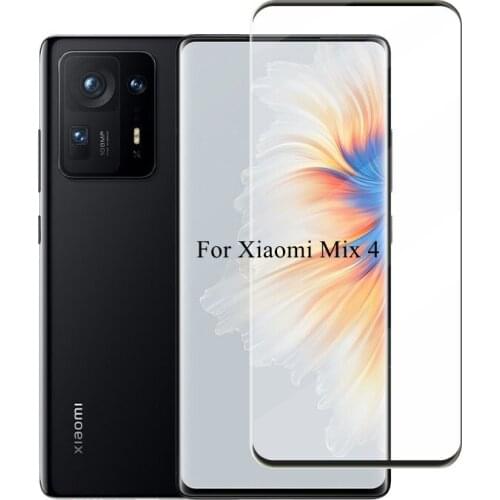 Full Cover Glass For Xiaomi Mi Mix 4 Screen Protector For Xiaomi Mix 4 Glass Phone Protective Phone Lens Film For Xiaomi Mix 4