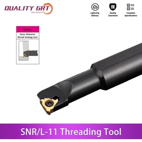 Q.Grt SNR/L0008K11 SNR/L0010K11 SNR/L0012M11 CNC Internal Thread Turning Tool rod with 11IR Threaded Inserts Turning lathe