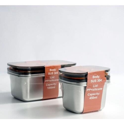 304 Stainless Foodsaver Fresh Food Vacuum Storage Container Insulated Lunch Bag Fresh-keeping Box