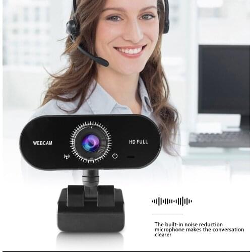 New 360 degrees rotatable HD Webcam 2k 1080p USB Camera Video Recording Web Camera with Microphone For PC Computer