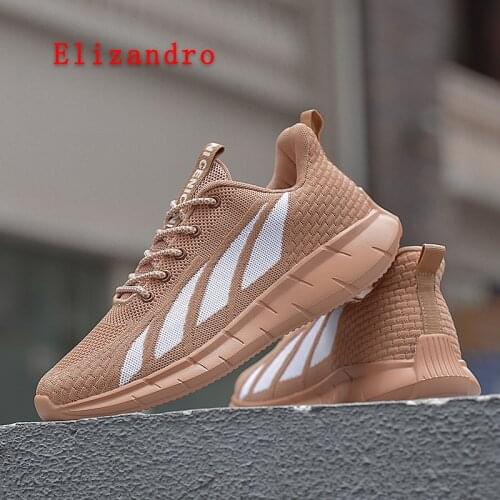2021 High Quality Summer Mens Outing Office Jogging Afternoon Tea Dating ELIZANDRO Ultralight Mesh Casual Sports Mens Shoes
