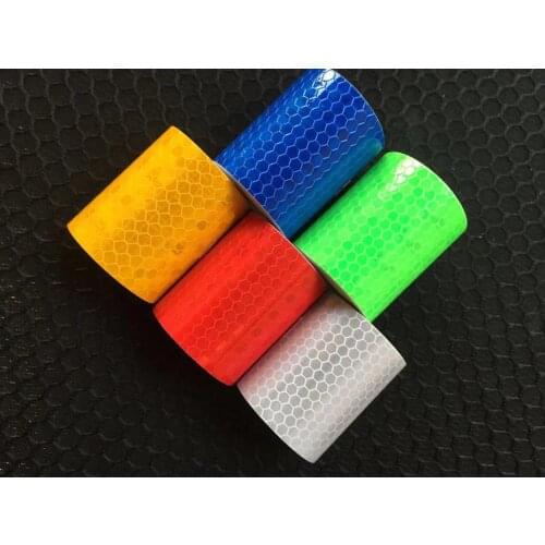 3mX5cm Car Reflective Strip Stickers Road Warning Strip-style Decoration Film Safe Motorcycle Baby Car Reflect Road Safety Tape