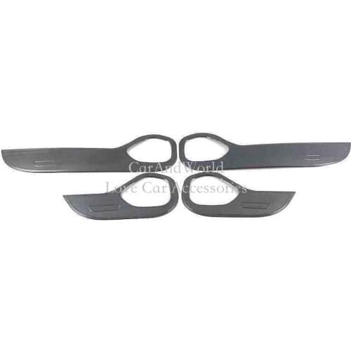 Stainless Steel Accessories For Volvo XC60 2018-2020 Car Door Anti kick board Cover Interior Pedal Moldings Frame Panel Trims