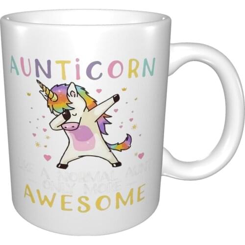 Aunticorn Aunt Unicorn Free Shipping Mug Coffee Cup Coffee Mug Sakura Cup Mug With Lid