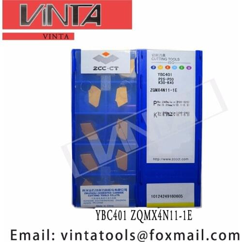 Free shipping high quality 10pcs/lots YBC401 ZQMX4N11-1E cnc carbide turning inserts