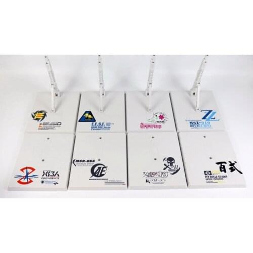 BW MG HG Floor stand Gundam Strike Rouge Hyaku Shiki Astray Blue Frame D ZZ Action Figure Assemble Model Toys