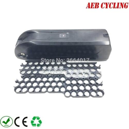Free shipping jumbo shark BBG down tube ebike battery case 42 Pcs 21700 cells/65 Pcs 18650 ebike battery case for fat tire bike