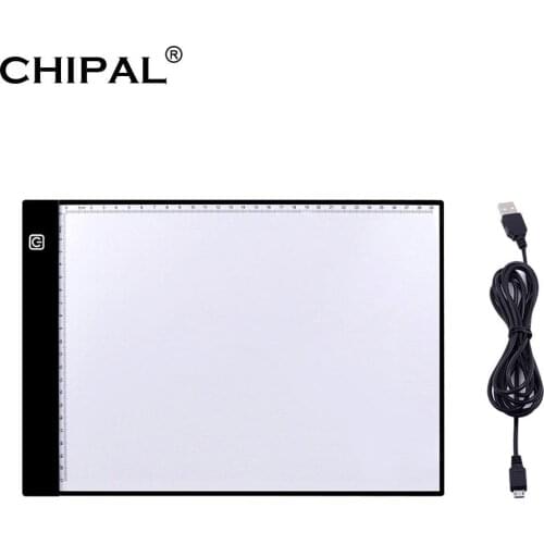 Professional Scale A4 LED Light Box Digital Graphics Tablet Drawing Pad Art Copy Board Electronic Writing Painting Table Panel