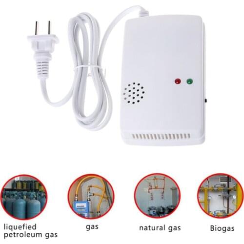 Natural Gas Alarm Sensor Practical Home Security Lpg Leakage Detector 220-240V Combustible Gas Detector