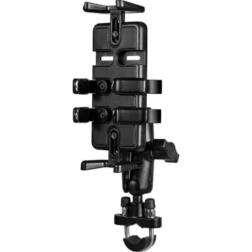 Motorcycle Bicycle Handlebar Grip Mount Holder Stand for Cell Phones,GPS ,Radio and Walkie Talkie