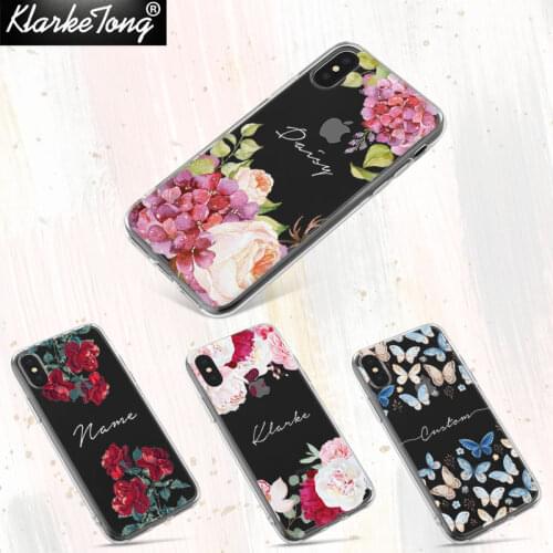 DIY Butterfly Mandala Flower Custom Phone Case For iPhone 12 11 pro XS MAX XR 8 7 6 Plus SE2020 Soft Silicone Cover
