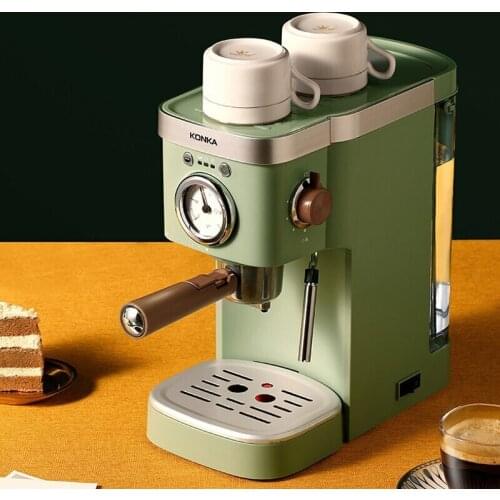 Home Coffee Machine Italian Semi automatic Capsule Extraction Steam To Make Milk Foam 1050W espresso maker 5-10 cups