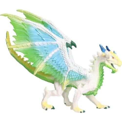 Ice Dragons Action Figures Animal Simulation Doll Kids Realistic Dinosaur Model Toys Birthday Gift Custom Decorative Ornament