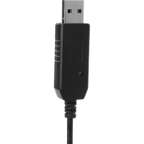 USB Charger Cable with Indicator Light for High Capacity BaoFeng UV-5R Extend Battery BF-UVB3 Plus Batetery Ham Walkie Talkie Ra