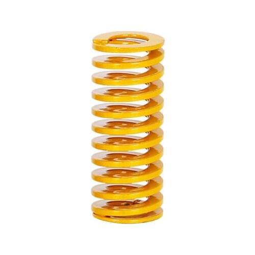 2Pcs Yellow Spiral Stamping Compression Die Spring 22 x11x 20/30/50/60/80/100mm