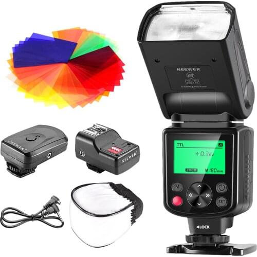 Neewer 750II TTL Flash Kit for Nikon D7200 D7100 D7000 D5500 D5300 D5200 D5100 D5000 D3300 D3200 D3100 D3000 D700 D600 D500