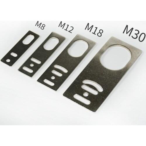 Straight Bracket Mount For M8/M12/M18/M30 Proximity Sensors Switch Support