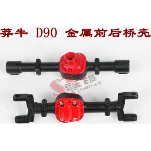MN Model 1:12 D90 D91 RC car spare parts upgrade metal front rear axle shell bridge shell