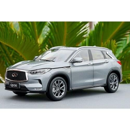 1/18 Metal alloy die-casting simulation car model Original Infiniti 2018 QX50 adult collection Toys for children Family display
