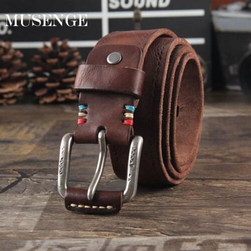 100% Cow Skin Leather Belt Designer Belts Men High Quality Retro Cinto Mens Jeans Luxury Ceinture Homme Cinturones Hombre Strap
