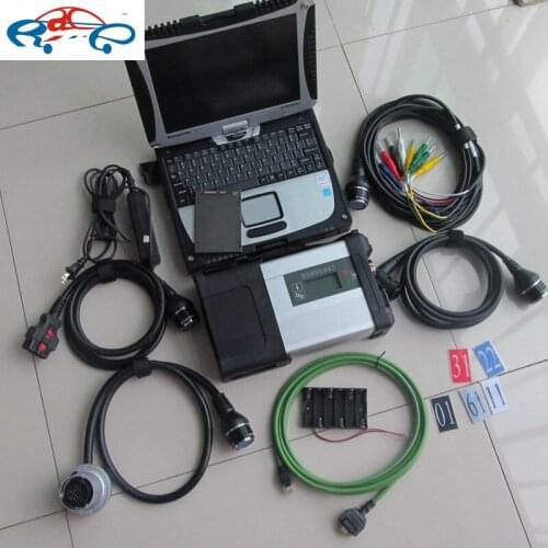 Directly use 3in1 mb star diagnosis c5 with newest software ssd in military toughbook cf19 full set 2020.03v mb star c5