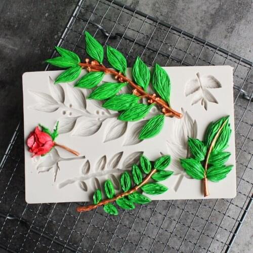 Leaf Silicone Mold Fondant Sugarcraft Chewing Gum Mould Handmade Chocolate Baking Appliance