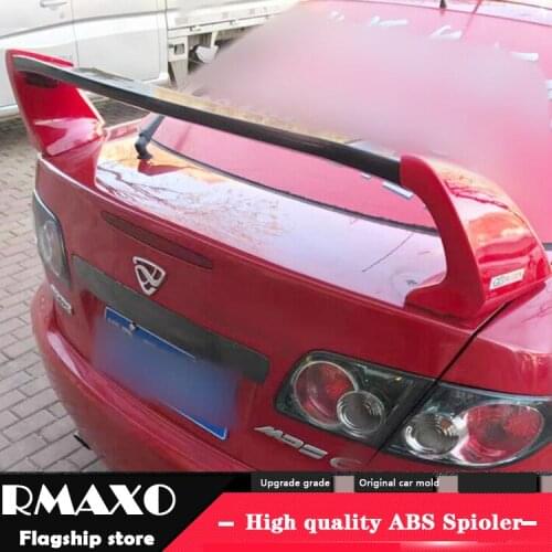 For Mazda 6 Spoiler 2008-2013 Mazda 6 FD2 Spoiler 3DCK ABS plastic Material Car Rear Wing Color Rear Spoiler