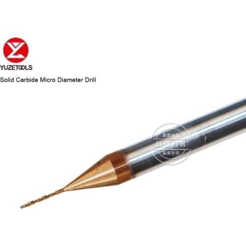 Solid carbide mircro drill YUZETOOLS precision series 2.0-3.0mm micro bit