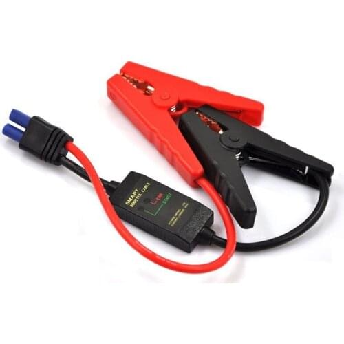 200A Smart Fully Protected 14 inch Intelligent EC5 Connector Emergency Alligator Clamp for 12V Jump Starter Battery Pack