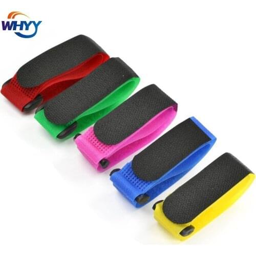 10PCS Fishing Rod Tie Holders Straps Belts Suspenders Fastener Hook Loop Cable Cord Ties Belt Fishing Tackle Fishing Accessories