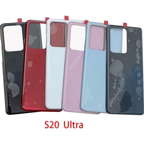 1Pcs Original Rear Glass For Samsung Galaxy S20 S20 5G Version Back Battery Cover Door Panel Housing Case