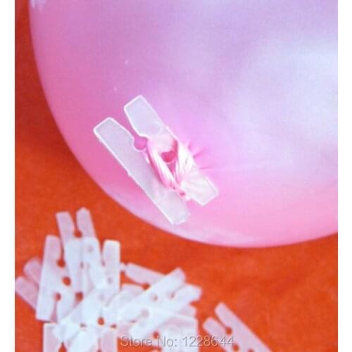 H shape Balloon clips Wedding Party supplies Classic Birthday party favors cute Store promotion Good use white color 100 pcs/lot