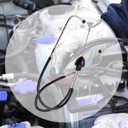 1 Pcs Mechanics Cylinder Stethoscope Car Engine Block Diagnostic Automotive Hearing Tools Anti-shocked Durable Chromed-steel