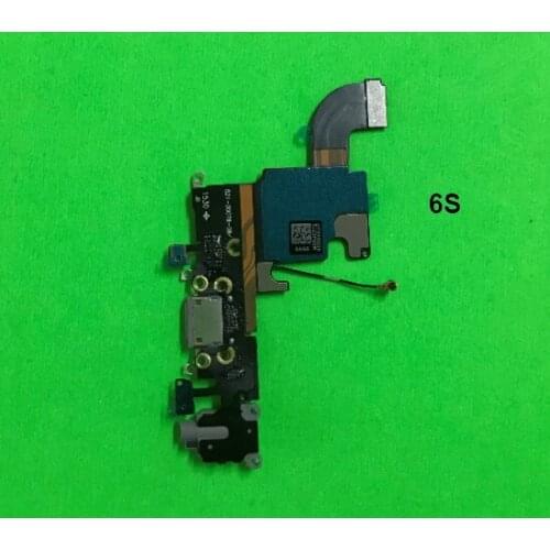10pcs/Lot Original Charging Port Flex Cable for iPhone 6 6S 4.7'' USB Dock Charger Headphone Audio Jack Repair Parts