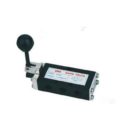 1x 5 ports 2 positions 3/8" BSP Hand Draw Pneumatic Valve Self Return SH-403A GQ