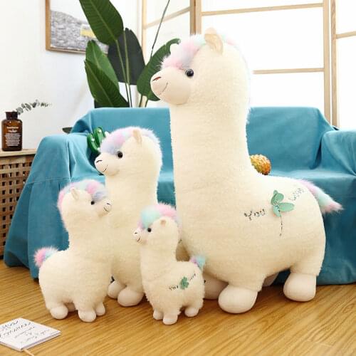 28cm Cute Animal Kawaii Alpaca Soft Plush Doll Decoration Girls Stuffed Toys for Children Kid Birthady Gift Stuff Plushie Toy