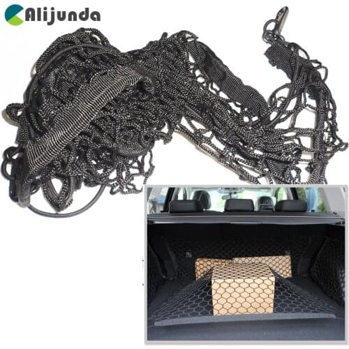 70 x 70cm Universal Car Rear Trunk Floor Cargo Luggage Storage Mesh Net Plus Mounting for Kia Hyundai Chevrolet Opel Ford Focus