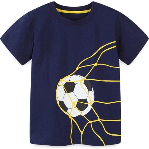 Bambino 2021 New Tees of Children 2-7 Years Cartoon Pure Cotton T shirt for Kids Boys Tops Clothing Baby Clothes Child Costume