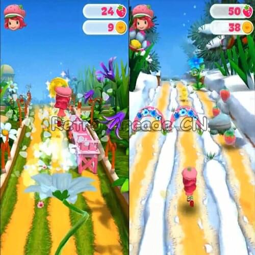 Berry Rush Strawberry Shortcake game Arcade Kit motherboard with wires cable power socket for DIY Childrens video game machine