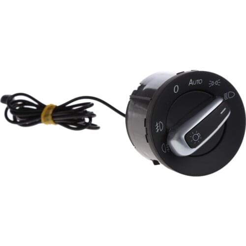 OOTDTY Light Sensor Auto Head Headlight Switch For VW Golf 5 6 MK5 MK6 Tiguan Touran W15