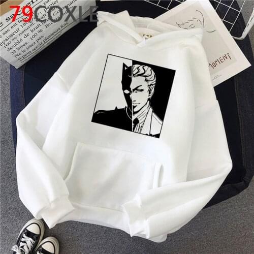 Jojo Bizarre Adventure hoodies men hip hop y2k aesthetic plus size male sweatshirts printed 2020