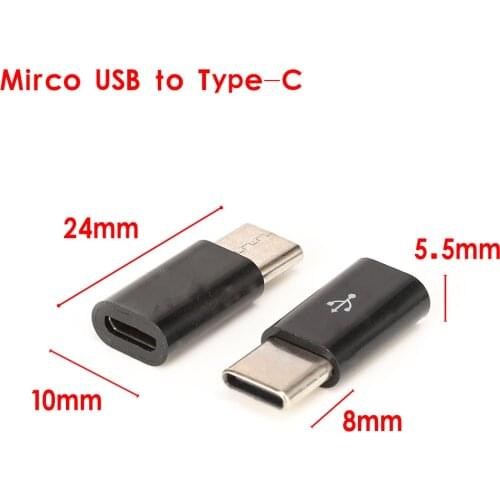 Micro USB To Type C Adapter Mobile Phone Adapter usb Connector for handhold Gimbal Smart Phone Adapter