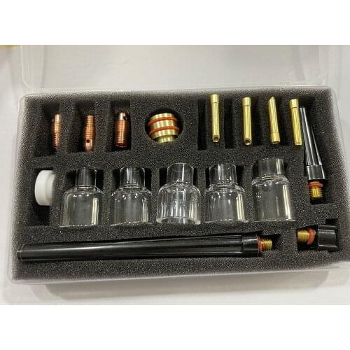 4#,5#,6#,7#,8# Cups Pyrex Glass Nozzle Kit For WP9/20 ARC Tig Welding