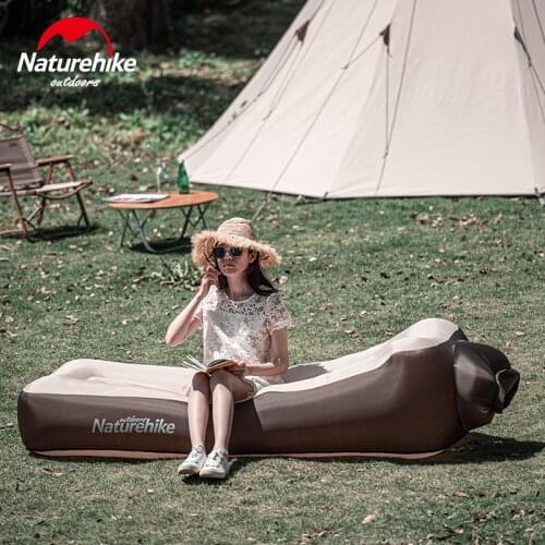 Naturehike Lazy Inflatable Sofa Cushion Bed Double Inflatable Sofa Bed Camping Recliner Outdoor Portable Waterproof Air Mattress